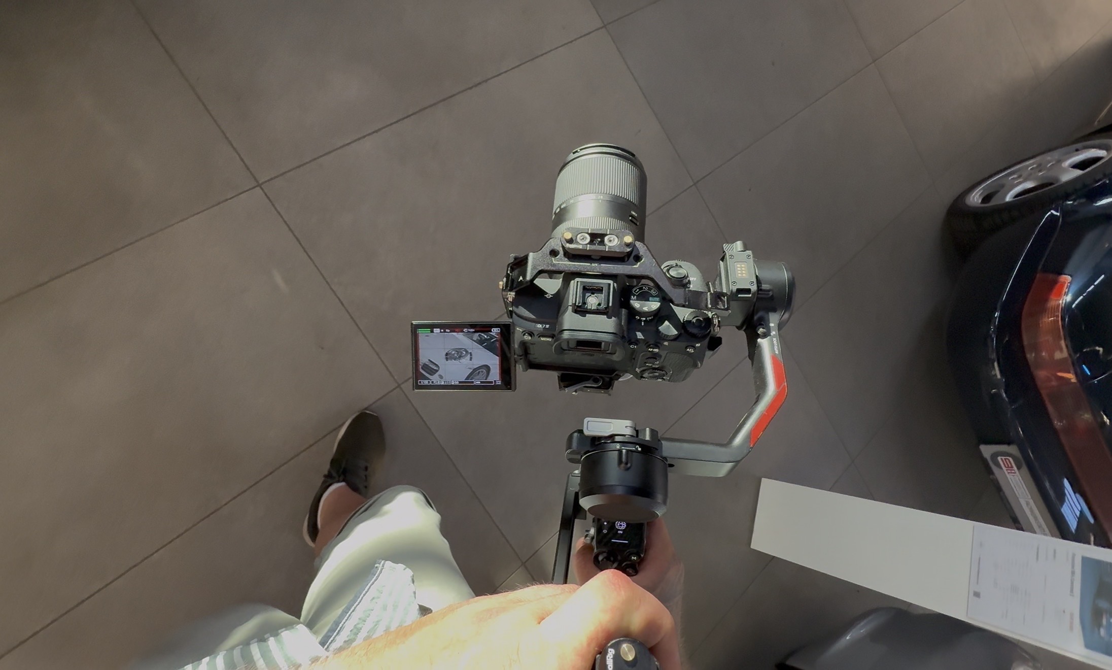 Der Gimbal löst dein Problem nicht